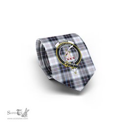Scottish MacRae Dress Modern Tartan Tie with Family Crest Tartan Plaid NeckTie Scottish Plaid Tartan Plaid - ScotsTee - scotstee.com