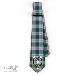 Scottish Lindsay Dress Tartan Tie with Family Crest Tartan Plaid NeckTie Scottish Plaid Tartan Plaid - ScotsTee - scotstee.com