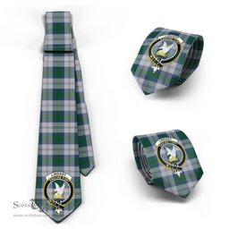 Scottish Lindsay Dress Tartan Tie with Family Crest Tartan Plaid NeckTie Scottish Plaid Tartan Plaid - ScotsTee - scotstee.com