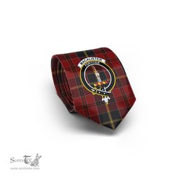 Scottish MacAlister of Skye Tartan Tie with Family Crest Tartan Plaid NeckTie Scottish Plaid Tartan Plaid - ScotsTee - scotstee.com