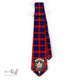 Scottish MacLachlan Modern Tartan Tie with Family Crest Tartan Plaid NeckTie Scottish Plaid Tartan Plaid - ScotsTee - scotstee.com