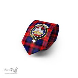 Scottish MacLachlan Modern Tartan Tie with Family Crest Tartan Plaid NeckTie Scottish Plaid Tartan Plaid - ScotsTee - scotstee.com