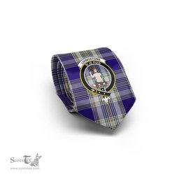Scottish Livingston Dress Tartan Tie with Family Crest Tartan Plaid NeckTie Scottish Plaid Tartan Plaid - ScotsTee - scotstee.com