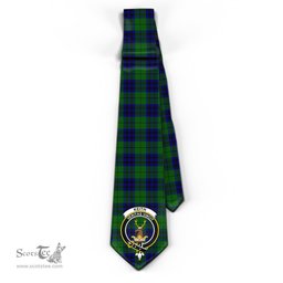 Scottish Keith Modern Tartan Tie with Family Crest Tartan Plaid NeckTie Scottish Plaid Tartan Plaid - ScotsTee - scotstee.com