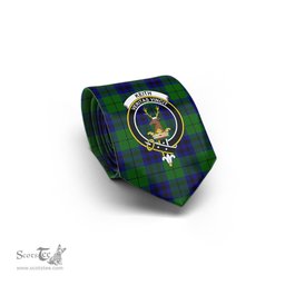 Scottish Keith Modern Tartan Tie with Family Crest Tartan Plaid NeckTie Scottish Plaid Tartan Plaid - ScotsTee - scotstee.com