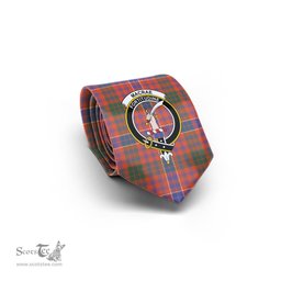 Scottish MacRae Ancient Tartan Tie with Family Crest Tartan Plaid NeckTie Scottish Plaid Tartan Plaid - ScotsTee - scotstee.com
