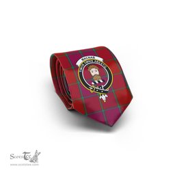 Scottish MacNab Old Tartan Tie with Family Crest Tartan Plaid NeckTie Scottish Plaid Tartan Plaid - ScotsTee - scotstee.com