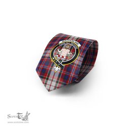 Scottish MacFarlane Dress Tartan Tie with Family Crest Tartan Plaid NeckTie Scottish Plaid Tartan Plaid - ScotsTee - scotstee.com