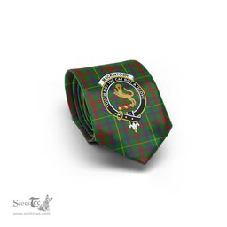 Scottish MacKintosh Hunting Tartan Tie with Family Crest Tartan Plaid NeckTie Scottish Plaid Tartan Plaid - ScotsTee - scotstee.com