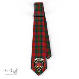Scottish MacDuff Tartan Tie with Family Crest Tartan Plaid NeckTie Scottish Plaid Tartan Plaid - ScotsTee - scotstee.com