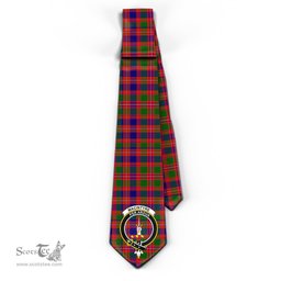 Scottish MacIntyre Modern Tartan Tie with Family Crest Tartan Plaid NeckTie Scottish Plaid Tartan Plaid - ScotsTee - scotstee.com