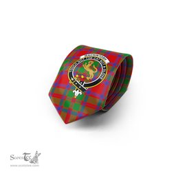 Scottish MacKintosh Modern Tartan Tie with Family Crest Tartan Plaid NeckTie Scottish Plaid Tartan Plaid - ScotsTee - scotstee.com