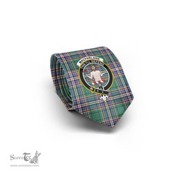Scottish MacFarlane Hunting Ancient Tartan Tie with Family Crest Tartan Plaid NeckTie Scottish Plaid Tartan Plaid - ScotsTee - scotstee.com