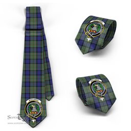 Scottish MacLaren Tartan Tie with Family Crest Tartan Plaid NeckTie Scottish Plaid Tartan Plaid - ScotsTee - scotstee.com