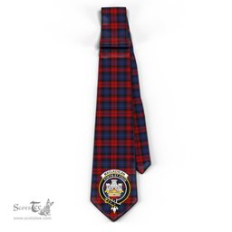 Scottish MacLachlan Tartan Tie with Family Crest Tartan Plaid NeckTie Scottish Plaid Tartan Plaid - ScotsTee - scotstee.com
