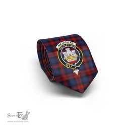 Scottish MacLachlan Tartan Tie with Family Crest Tartan Plaid NeckTie Scottish Plaid Tartan Plaid - ScotsTee - scotstee.com