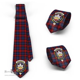 Scottish MacLachlan Tartan Tie with Family Crest Tartan Plaid NeckTie Scottish Plaid Tartan Plaid - ScotsTee - scotstee.com