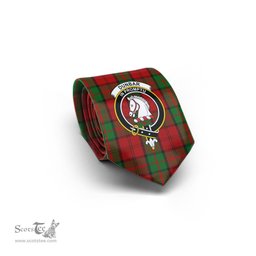 Scottish Dunbar Tartan Tie with Family Crest Tartan Plaid NeckTie Scottish Plaid Tartan Plaid - ScotsTee - scotstee.com