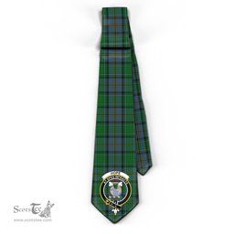 Scottish Hope Vere Tartan Tie with Family Crest Tartan Plaid NeckTie Scottish Plaid Tartan Plaid - ScotsTee - scotstee.com
