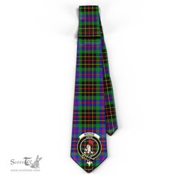 Scottish Brodie Hunting Modern Tartan Tie with Family Crest Tartan Plaid NeckTie Scottish Plaid Tartan Plaid - ScotsTee - scotstee.com