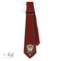 Scottish Carruthers Tartan Tie with Family Crest Tartan Plaid NeckTie Scottish Plaid Tartan Plaid - ScotsTee - scotstee.com
