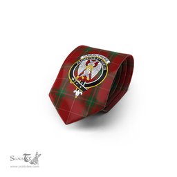 Scottish Carruthers Tartan Tie with Family Crest Tartan Plaid NeckTie Scottish Plaid Tartan Plaid - ScotsTee - scotstee.com
