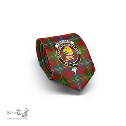 Scottish Forrester or Foster Tartan Tie with Family Crest Tartan Plaid NeckTie Scottish Plaid Tartan Plaid - ScotsTee - scotstee.com