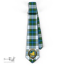 Scottish Campbell Dress Tartan Tie with Family Crest Tartan Plaid NeckTie Scottish Plaid Tartan Plaid - ScotsTee - scotstee.com