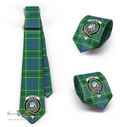 Scottish Duncan Ancient Tartan Tie with Family Crest Tartan Plaid NeckTie Scottish Plaid Tartan Plaid - ScotsTee - scotstee.com