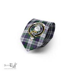 Scottish Campbell of Cawdor Dress Tartan Tie with Family Crest Tartan Plaid NeckTie Scottish Plaid Tartan Plaid - ScotsTee - scotstee.com