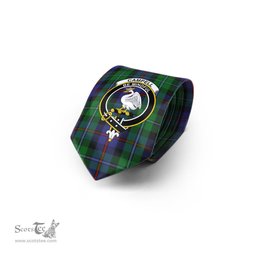 Scottish Campbell of Cawdor Tartan Tie with Family Crest Tartan Plaid NeckTie Scottish Plaid Tartan Plaid - ScotsTee - scotstee.com