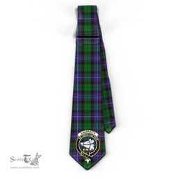 Scottish Galbraith Tartan Tie with Family Crest Tartan Plaid NeckTie Scottish Plaid Tartan Plaid - ScotsTee - scotstee.com