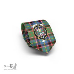 Scottish Glass Tartan Tie with Family Crest Tartan Plaid NeckTie Scottish Plaid Tartan Plaid - ScotsTee - scotstee.com