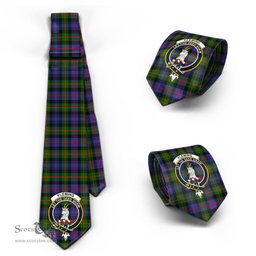 Scottish Fleming Tartan Tie with Family Crest Tartan Plaid NeckTie Scottish Plaid Tartan Plaid - ScotsTee - scotstee.com