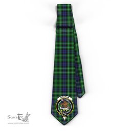 Scottish Graham of Montrose Tartan Tie with Family Crest Tartan Plaid NeckTie Scottish Plaid Tartan Plaid - ScotsTee - scotstee.com