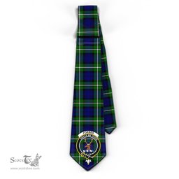 Scottish Forbes Modern Tartan Tie with Family Crest Tartan Plaid NeckTie Scottish Plaid Tartan Plaid - ScotsTee - scotstee.com