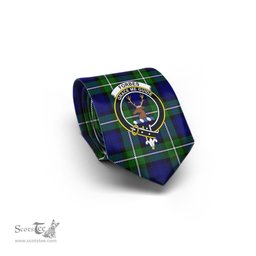 Scottish Forbes Modern Tartan Tie with Family Crest Tartan Plaid NeckTie Scottish Plaid Tartan Plaid - ScotsTee - scotstee.com