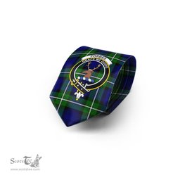 Scottish Forbes Modern Tartan Tie with Family Crest Tartan Plaid NeckTie Scottish Plaid Tartan Plaid - ScotsTee - scotstee.com