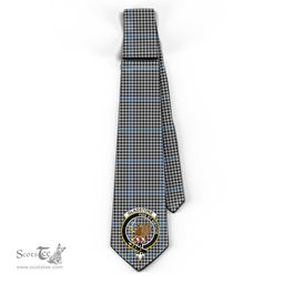 Scottish Gladstone Tartan Tie with Family Crest Tartan Plaid NeckTie Scottish Plaid Tartan Plaid - ScotsTee - scotstee.com