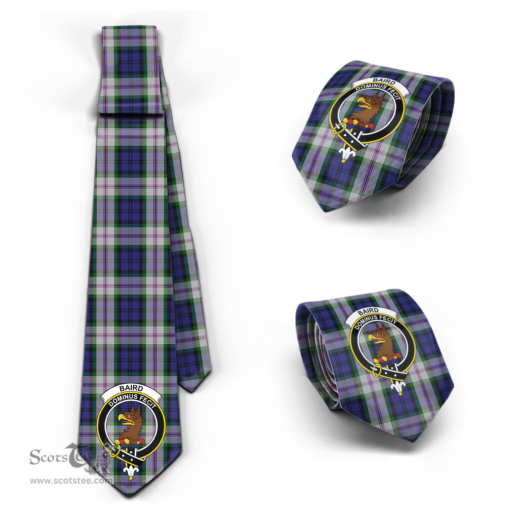 Scottish Baird Dress Tartan Tie with Family Crest Tartan Plaid NeckTie Scottish Plaid Tartan Plaid - ScotsTee - scotstee.com