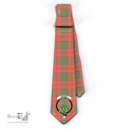 Scottish Grant Ancient Tartan Tie with Family Crest Tartan Plaid NeckTie Scottish Plaid Tartan Plaid - ScotsTee - scotstee.com