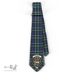Scottish Graham of Montrose Modern Tartan Tie with Family Crest Tartan Plaid NeckTie Scottish Plaid Tartan Plaid - ScotsTee - scotstee.com