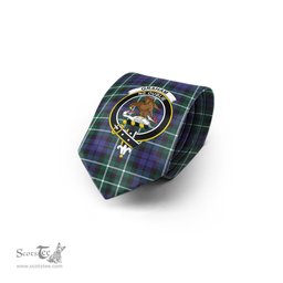 Scottish Graham of Montrose Modern Tartan Tie with Family Crest Tartan Plaid NeckTie Scottish Plaid Tartan Plaid - ScotsTee - scotstee.com