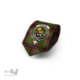 Scottish Buchan Modern Tartan Tie with Family Crest Tartan Plaid NeckTie Scottish Plaid Tartan Plaid - ScotsTee - scotstee.com