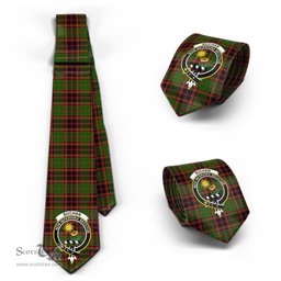 Scottish Buchan Modern Tartan Tie with Family Crest Tartan Plaid NeckTie Scottish Plaid Tartan Plaid - ScotsTee - scotstee.com