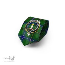 Scottish Henderson Modern Tartan Tie with Family Crest Tartan Plaid NeckTie Scottish Plaid Tartan Plaid - ScotsTee - scotstee.com