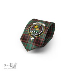 Scottish Buchan Ancient Tartan Tie with Family Crest Tartan Plaid NeckTie Scottish Plaid Tartan Plaid - ScotsTee - scotstee.com