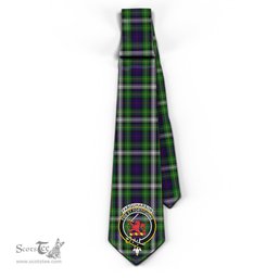 Scottish Farquharson Dress Tartan Tie with Family Crest Tartan Plaid NeckTie Scottish Plaid Tartan Plaid - ScotsTee - scotstee.com