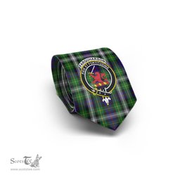 Scottish Farquharson Dress Tartan Tie with Family Crest Tartan Plaid NeckTie Scottish Plaid Tartan Plaid - ScotsTee - scotstee.com
