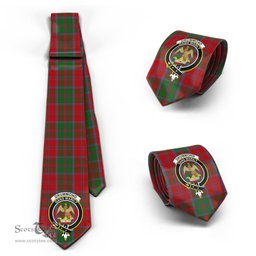 Scottish Drummond Tartan Tie with Family Crest Tartan Plaid NeckTie Scottish Plaid Tartan Plaid - ScotsTee - scotstee.com